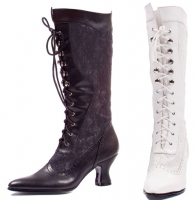 253-Rebecca Ellie Shoes, 2.5 inch heels zipper  Knee High Boots