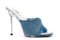 458-Bonita Ellie Shoes, 4.5 inch Metallic high heel With 0.25 Inch Pl
