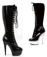 609-Jungle Ellie Boots, 6 inch Pointed Stiletto high heels Platforms
