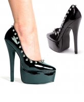 652-Dutchess Ellie Shoes, 6.5 inch Stiletto high heels Pumps Platform