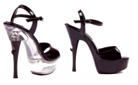 672-Juliet Ellie Shoes, 6 inch high heels Open Toe Platforms  sho