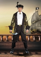 8117 Dreamgirl Male Costume, Captain Long Sword Sophisticated stretch