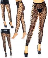 7812 Leg Avenue Footless leopard lace crotchless tights