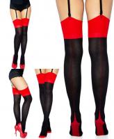 9705 Leg Avenue Opaque heel stockings