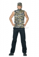 83363 Leg Avenue Men Costumes, 2 pc. army sergeant costume, includes