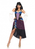 83941 Leg Avenue Costumes, Tarot Card Gypsy, includes coin trimmed ha