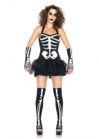 83946 Leg Avenue Costumes,  Skeleton, includes halter tutu dress