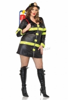 83230X Leg Avenue Plus Size Costume,  fire woman costume, includes zi