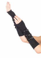 2115 Leg Avenue Arm Warmers, Spandex arm warmers with buckle accents