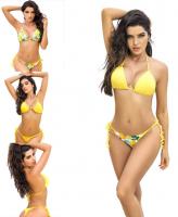 67033 Mapale Exotic Bikini Top and Side Tie Thong Swimsuit